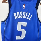 Mavericks RUSSELL #5 Blue NBA Jersey