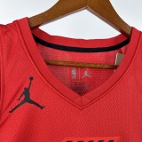 Trail Blazers AVDIJA #8 Red NBA Jersey