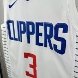 Clippers PAUL #3 White NBA Jersey