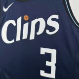Clippers PAUL #3 Sapphire Blue City Edition NBA Jersey