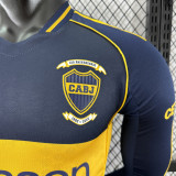 2025/26 Boca 120th Anniversary Edition Player Version Long Sleeve Jersey 有背下广告