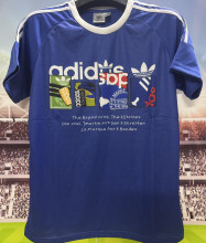 2025/26 AD Blue Retro Style Fans Soccer Jersey