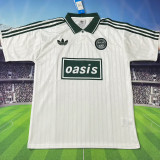 2025/26 AD x oasis #25 White Retro Style Fans Soccer Jersey (Have No.25 带号码）