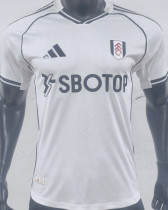 2025/26 Fulham Home White Player Version Soccer Jersey