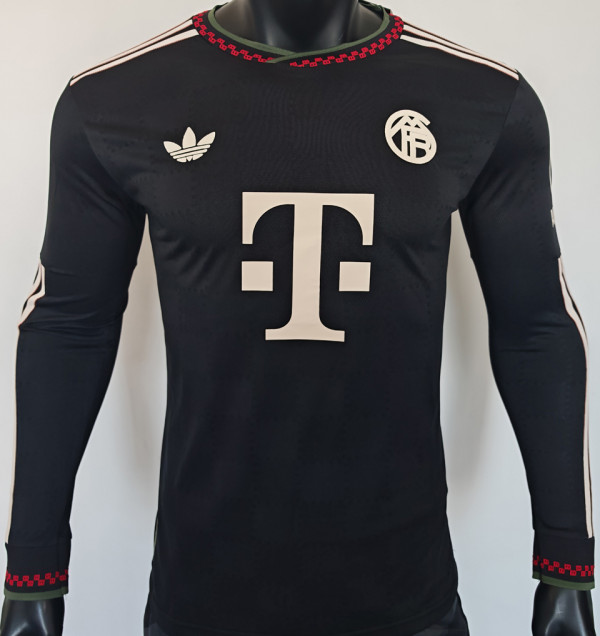 2025/26 BFC Thrid Black Player Version Long Sleeve Soccer Jersey