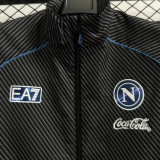 2025/26 Napoli Black Windbreaker