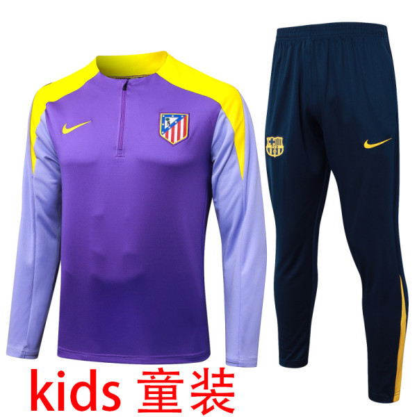 2025/26 ATM Purple Kids Sweater Tracksuit