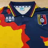 1998 Venezuela Away Yellow Retro Soccer Jersey