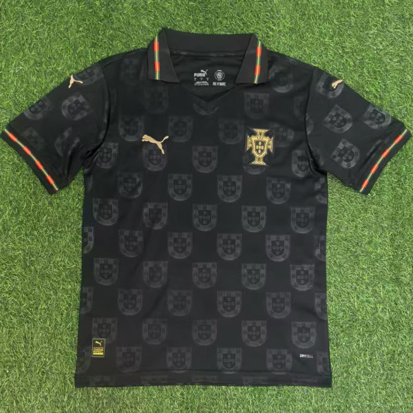 2026/27 Portugal Black Fans Soccer Jersey