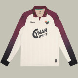 2025/26 Venezia FC Away White Long Sleeve Soccer Jersey 带胸前广告 CYNAR SPRITZ