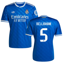 BELLINGHAM #5 RM 1:1 Quality Third Fans Soccer Jersey 2025/26（UCL Font)