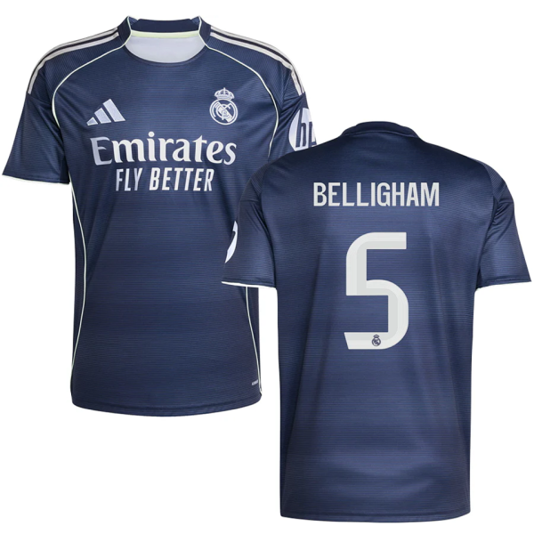 BELLINGHAM #5 RM 1:1 Quality Away Fans Soccer Jersey 2025/26（UCL Font)