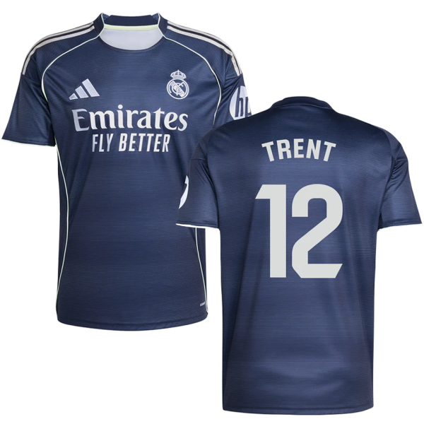 TRENT #12 RM 1:1 Quality Away Fans Soccer Jersey 2025/26（Laliga Font)