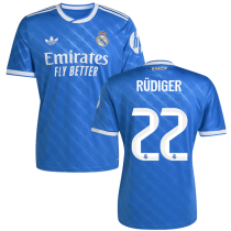RÜDIGER #22 RM 1:1 Quality Third Fans Soccer Jersey 2025/26（UCL Font)
