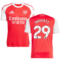 HAVERTZ #29 ARS 1:1 Quality Home Red Fans Soccer Jersey 2025/26 (League Font 联赛字体 )