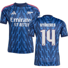 GYÖKERES #14 ARS 1:1 Quality Away Fans Soccer Jersey 2025/26 (UCL Font 欧冠字体 )