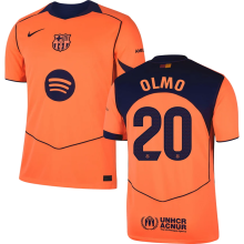 OLMO # 20 BA 1:1 Quality Third Fans Soccer Jersey 2025/26 (LaLiga Font 西甲字体 有号下广告)