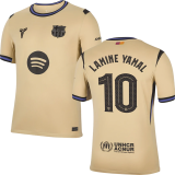 LAMINE YAMAL #10 BA 1:1 Quality Away Fans Soccer Jersey 2025/26 (UCL Font 欧冠字体 有号下广告)