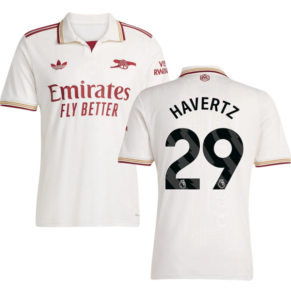HAVERTZ #29 ARS 1:1 Quality Third Fans Soccer Jersey 2025/26 (League Font 联赛字体 )