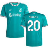 DIOGO J. #20 LFC 1:1 Quality Third Green Fans Soccer Jersey 2025/26 (League Font 联赛字体 )
