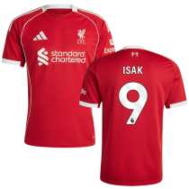 ISAK #9 LFC 1:1 Home Red Fans Jersey 2025/26 (League Font 联赛字体 )