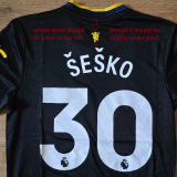 ŠEŠKO #30 M Utd 1:1 Quality Third  Fans Soccer Jersey 2025/26 (League Font 联赛字体 )