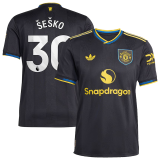 ŠEŠKO #30 M Utd 1:1 Quality Third  Fans Soccer Jersey 2025/26 (League Font 联赛字体 )