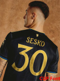 ŠEŠKO #30 M Utd 1:1 Quality Third  Fans Soccer Jersey 2025/26 (UCL Font 欧冠字体 )