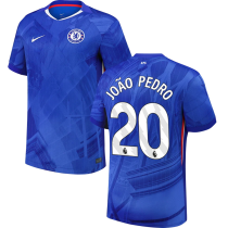 João Pedro #20 CFC 1:1 Quality Home Blue Fans Soccer Jersey 2025/26 (League Font 联赛字体 )