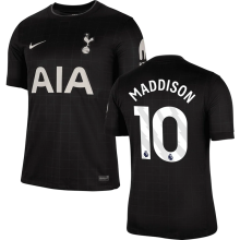 MADDISON #10 TH FC 1:1 Quality Away Black Fans Soccer Jersey 2025/26 (League Font 联赛字体 )