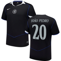 João Pedro #20 CFC Third Black Fans Soccer Jersey 2025/26  (UCL Font 欧冠字体 )