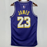 2026 Lakers JAMES #23 Purple NBA Jersey