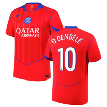 O. Dembélé #10  PSG 1:1 Quality Third Fans Soccer Jersey 2025/26 (League Font 联赛字体 )