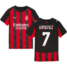 GIMENEZ #7 AC Milan 1:1 Quality Home Fans Soccer Jersey 2025/26
