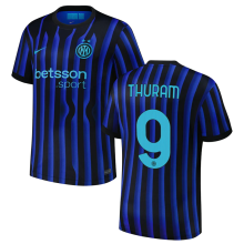 THURAM #9 In Milan 1:1 Quality Home Fans Soccer Jersey 2025/26