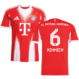 KIMMICH #6 BFC 1:1 Quality Home Red Fans Soccer Jersey 2025/26