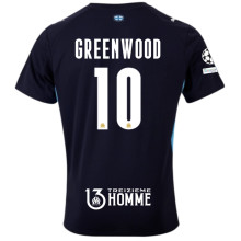 GREENWOOD #10 MS 1:1 Quality Away Fans Soccer Jersey 2025/26 (UCL Font 欧冠体 ) （Have TREIZIEME HOMME 带号下广告 ）