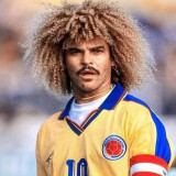 1998 Colombia Home Yellow Retro Soccer Jersey