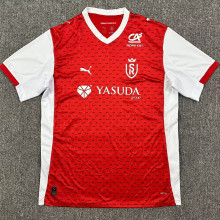 2024/25 Stade de Reims Home Red Fans Soccer Jersey  兰斯