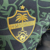 2025/26 Al Ahli SFC Champion Version Green Player Version Jersey 吉达国民