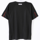 1998 England Away Black Retro Soccer Jersey