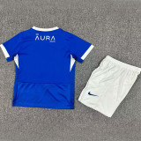 2025/26 Portsmouth Home Blue Kid Soccer Jersey