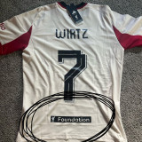 2025/26 LFC Away White Kids Long Sleeve Soccer Jersey  长袖童装