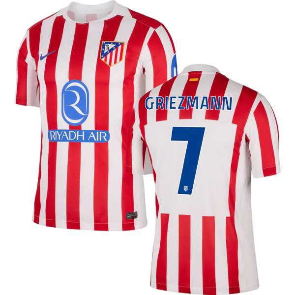 GRIEZMANN #7 ATM Home Fans Jersey 2025/26 UCL Font 欧冠字体