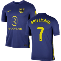 GRIEZMANN #7 ATM Away Fans Jersey 2025/26 LaLiga Font 西甲字体
