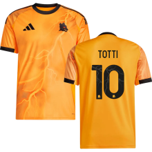 TOTTI #10 Roma  Away Fans Soccer Jersey 2025/26