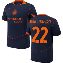 MKHITARYAN #22 In Milan Third Fans Soccer Jersey 2025/26