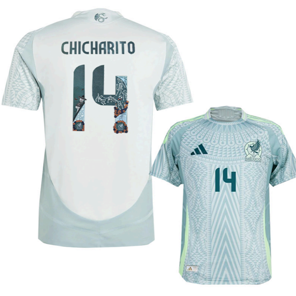 CHICHARITO #14 Mexico Away Fans Soccer Jersey 2024/25  特别字体