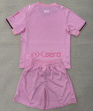 2025/26 Palermo Home Pink Kids Soccer Jersey 巴勒莫