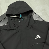 2026/27 AD Black Outdoor Windbreaker  H1004